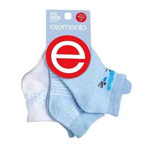 Pack x3 soquetes de bebe (P108) en internet