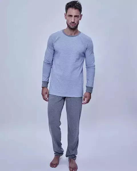 Pijama de hombre manga larga y pantalón (1886) - comprar online