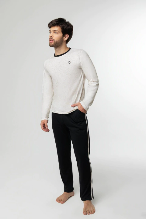 Pijama de hombre manga larga Justin (21023) - comprar online