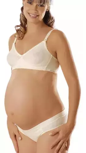 Corpiño maternal sin aro de algodón plumetti (3571)