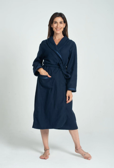 Bata de dama manga larga de micropolar (4230E) - comprar online