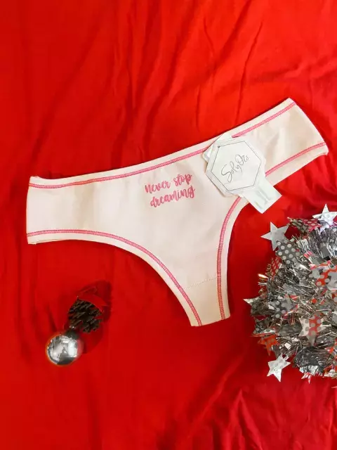 Bombachas culotteless de algodón con lycra rosa (52476) - comprar online