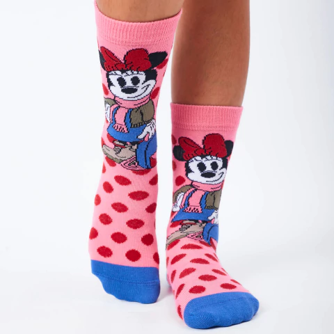 Medias infantiles media caña Minnie (1210C) - comprar online