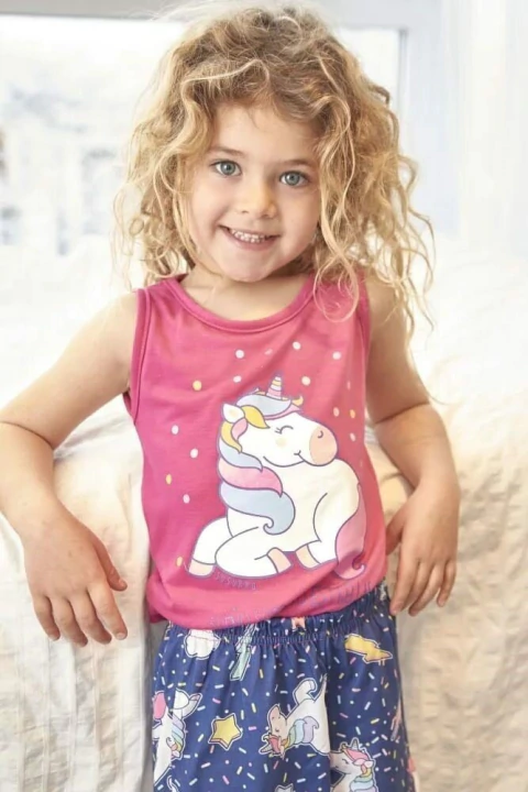 Pijama de nena musculosa y short (2994)