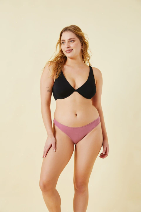 Bombacha vedetina de microfibra desagujada Alison (53665) - comprar online