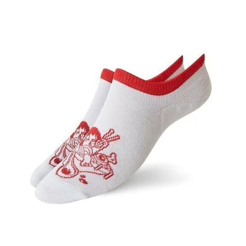 Media soquete de algodón estampado mujer (023) - comprar online