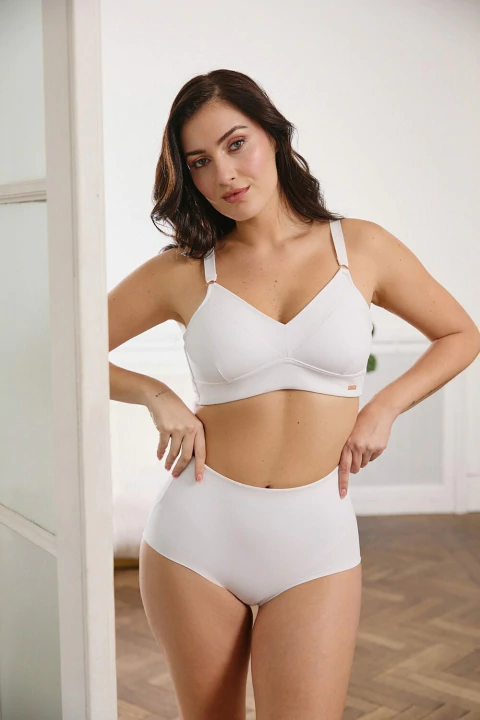 Corpiño sin aro microfibra doble (115MD) - comprar online