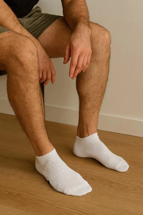 Pack x3 medias hombre soquete algodón (P4014)