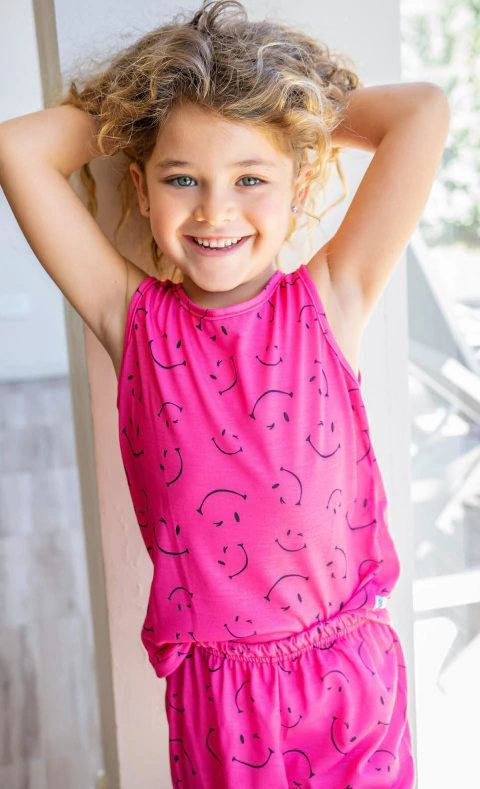 Pijama de nena musculosa y short (3180)