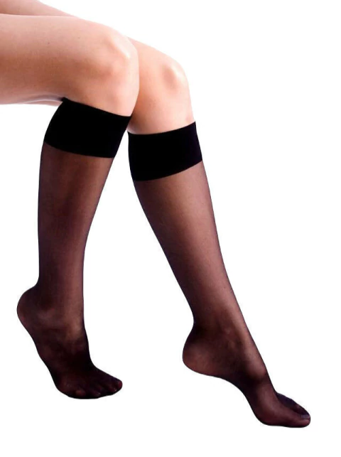 Pack x2 medias 3/4 lycra (1202)