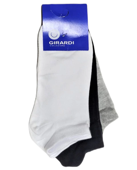 Pack x3 medias hombre soquete algodón (P4014E)