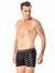 Boxer algodon y lycra pierna estampada Dufour 11874 - comprar online