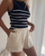 Musculosa tejida rayada - comprar online