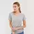 Remera Escote en V Mujer Tres Ases 4002