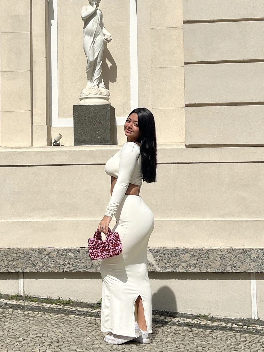 Saia Longa sem fenda off white