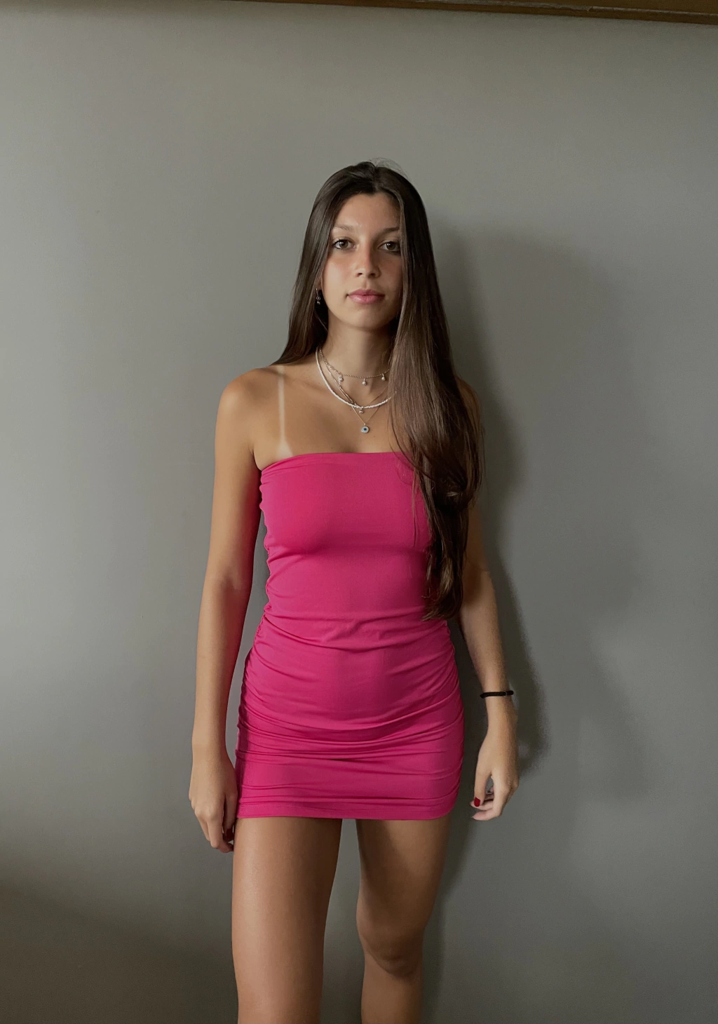 Vestido Yas rosa