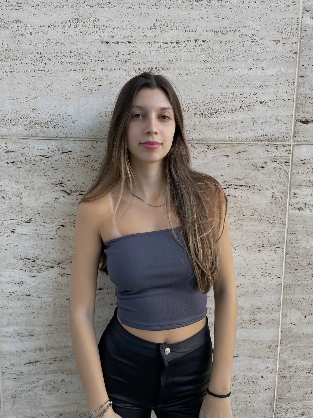 Top Carol cinza - Tube Top