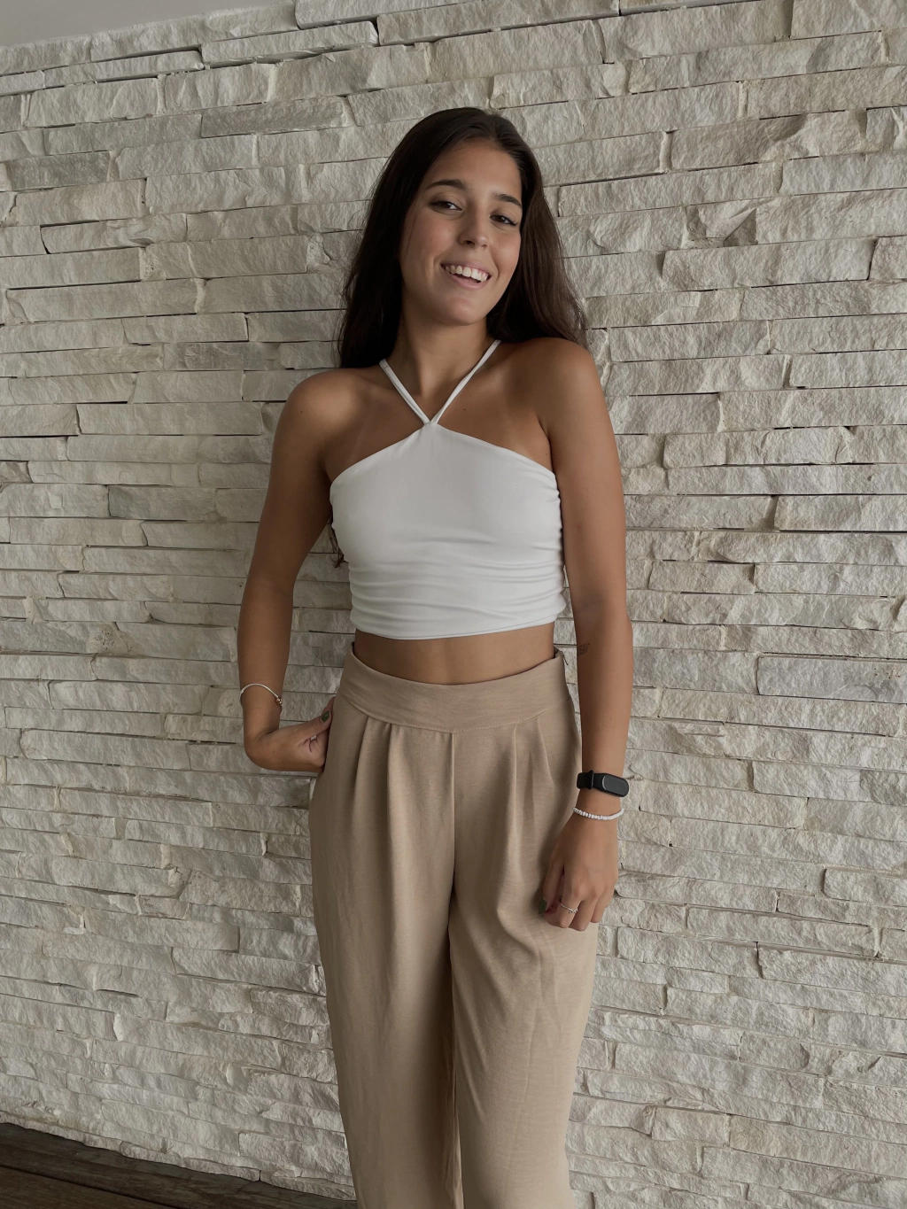 Top bel branco