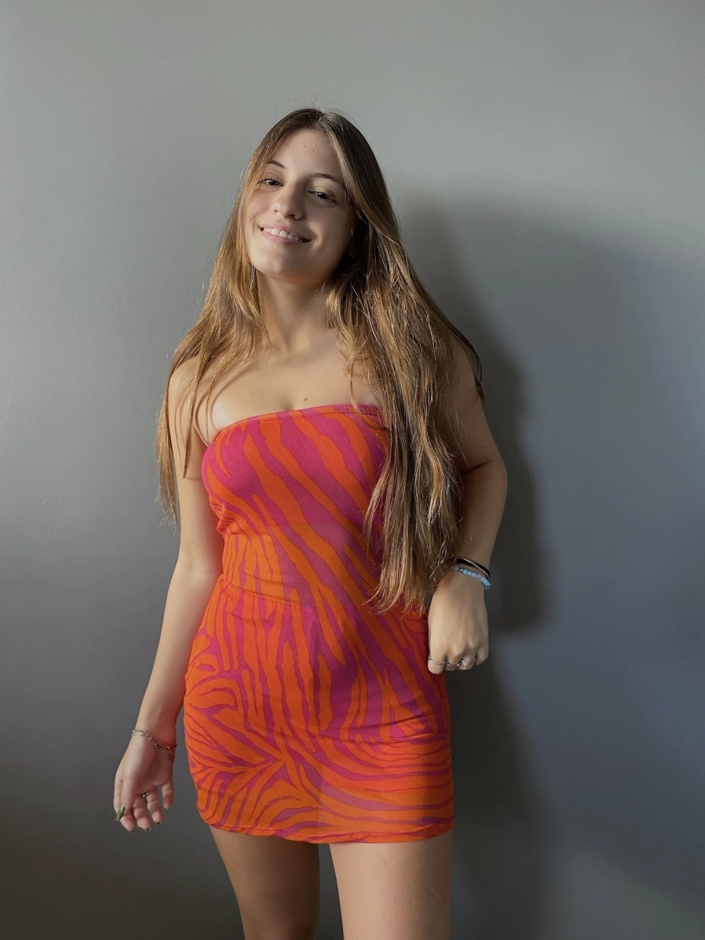 Vestido tule zebra