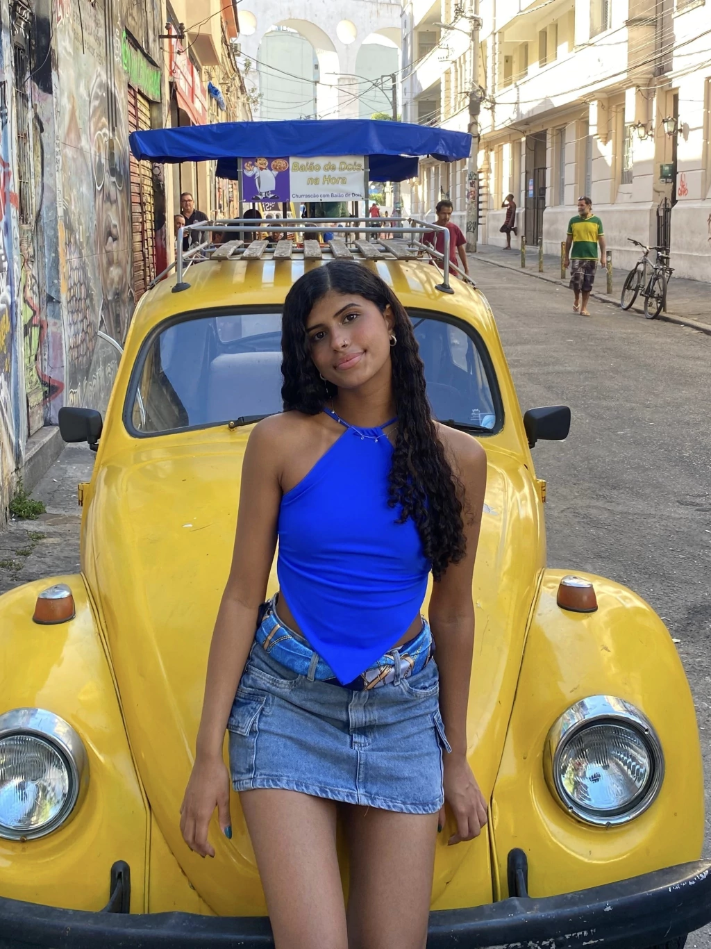 Top Analu azul