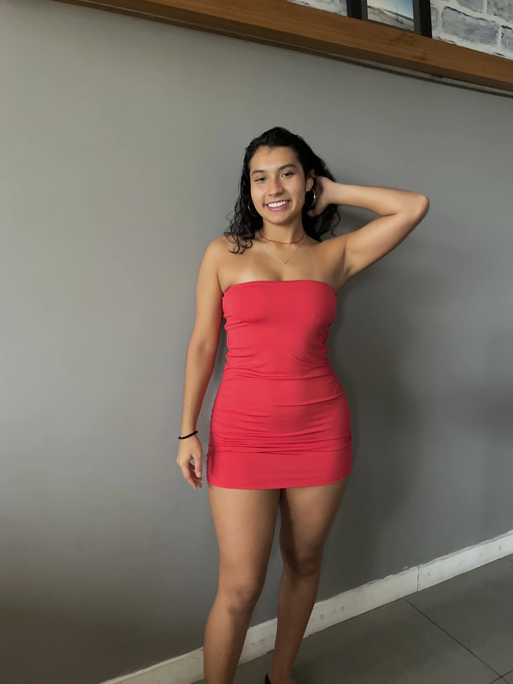 Vestido Yas vermelho