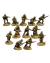 Infantaria Alemã Afrikakorps Perry Cartela 12 Miniatura Wwii