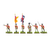 Comandantes Britânicos Guerra Independência Americana Cartela 6 Miniaturas