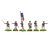 6 Miniaturas Comandantes Continental Independência Americana