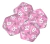 Dado 20 Lados Rosa Transparente Acrílico 1 Unidade D20 - comprar online