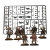 Comandante Viking Victrix Dark Ages Cartela 6 Miniatura na internet