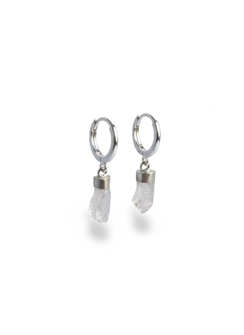 Brinco Lina | Quartzo Rosa - comprar online