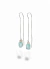 Brinco Lara | Corrente Única | Água Marinha - comprar online