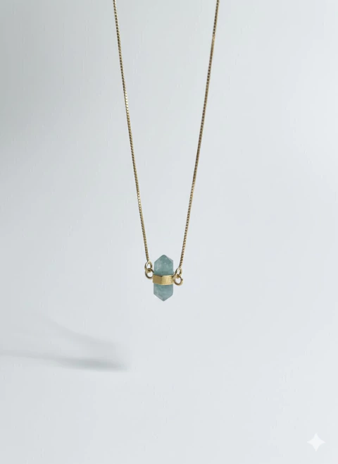 Colar Nora | Água Marinha - comprar online