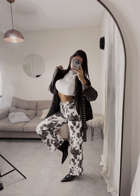 Wide leg cow - claro - comprar online