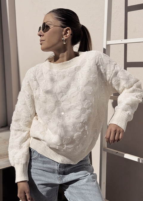 Sweater magnolia crudo - comprar online