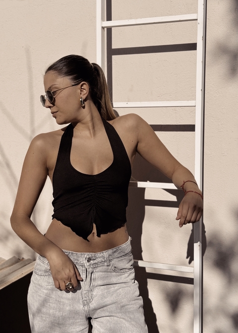 Top rouri black - comprar online