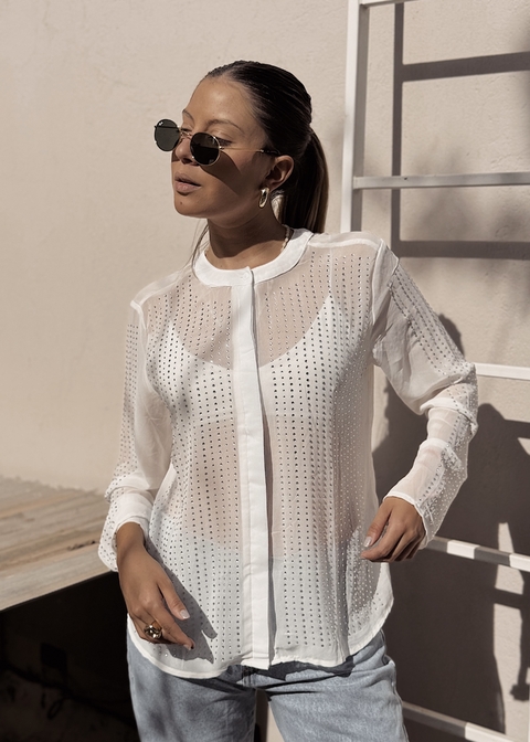 Camisa Strass - comprar online