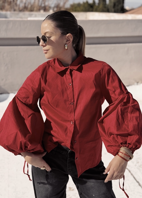 Camisa Shanghaí - bordó - comprar online