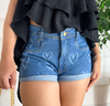 Short Jeans coração - comprar online