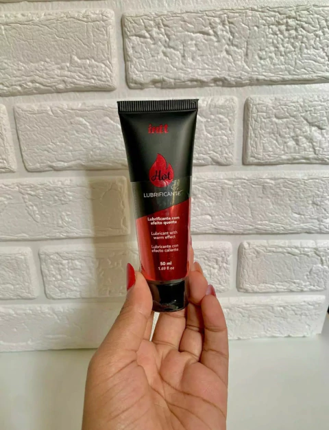 Gel lubrificante beijável hot | Intt