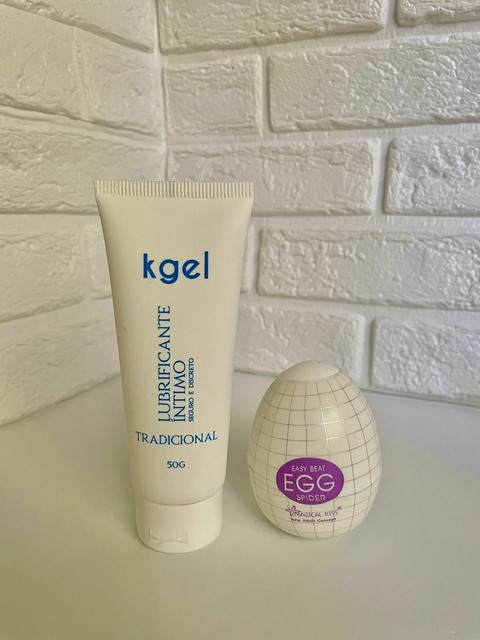Kit Masturbador Egg + Lubrificante Neutro