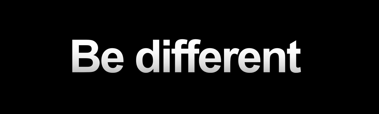 Be Different