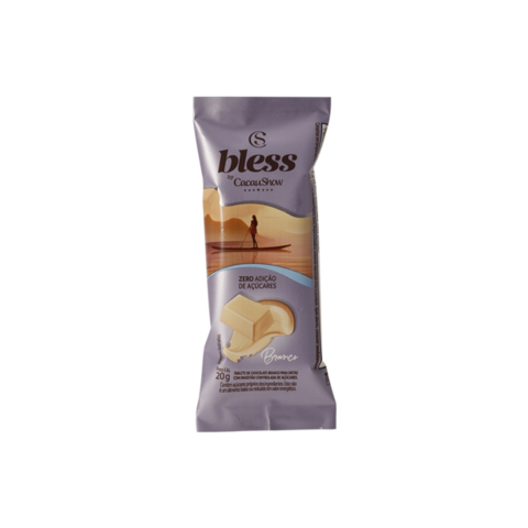 Tablete branco zero adição de açúcar 20g - comprar online