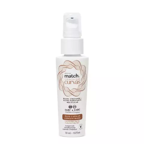 Óleo Capilar Concentrado Match Ciência das Curvas 50ml