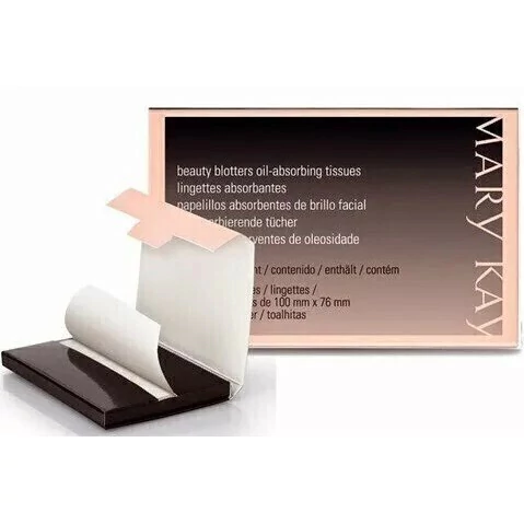 Lenços de Papel Antibrilho da Pele Mary Kay
