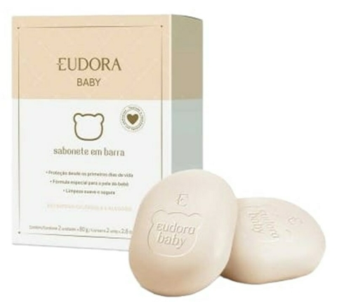 Kit Sabonetes em Barra Eudora Baby 2x80g cada - comprar online
