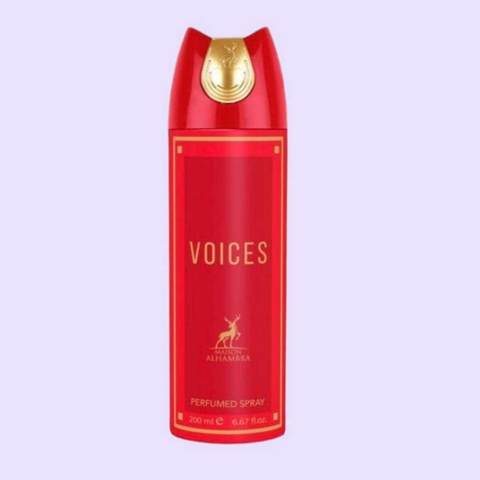 Spray Corporal Perfumado Voices – 200ml – Maison Alhambra