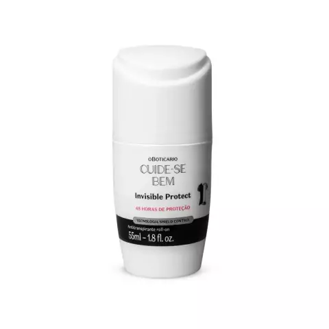 Antitranspirante Roll-on Cuide-se Bem Invisible Protect 55ml