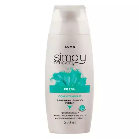 Sabonete Líquido Íntimo Simply Delicate Fresh - 250ml