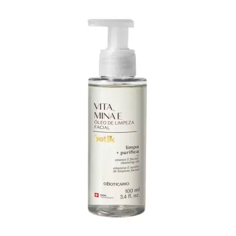 Óleo de Limpeza Facial Vitamina E Botik 100ml